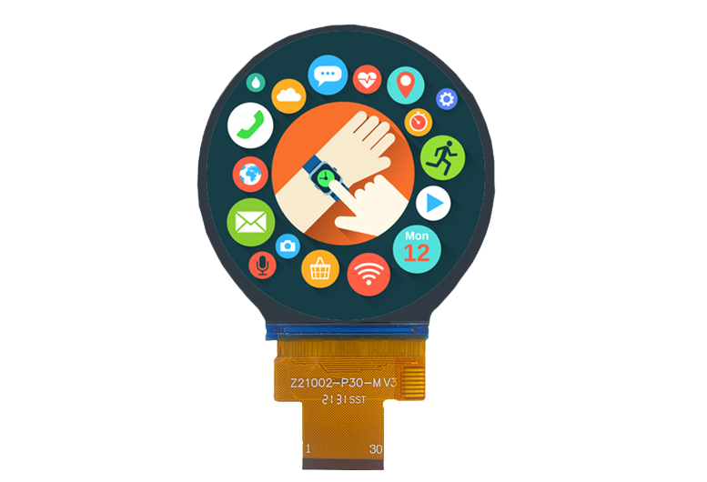 Round TFT LCD Display