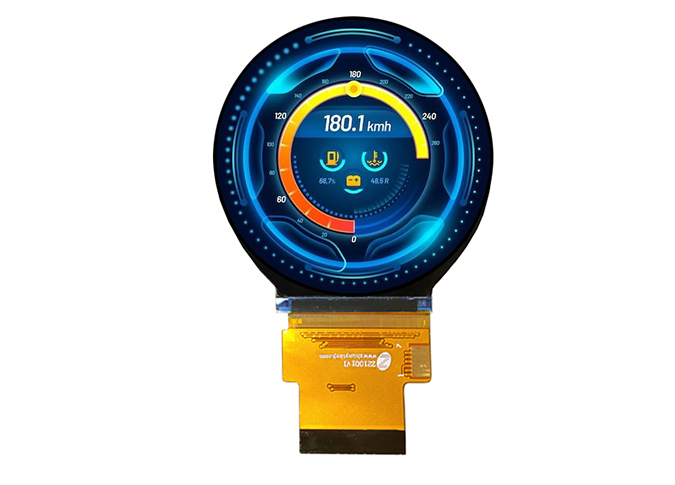 2.1 inch round display