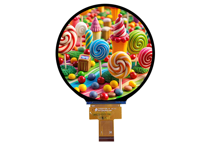 round TFT LCD