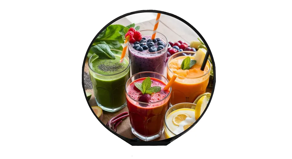 Z82001 Large Size 8 inch Incell Circular LCD Screen 1080x1080 MIPI Interface Support HDMI USB Touch Display