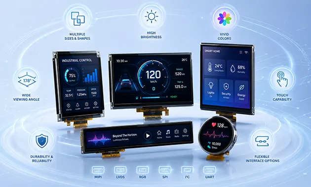 Custom TFT LCD Display Module Benefits