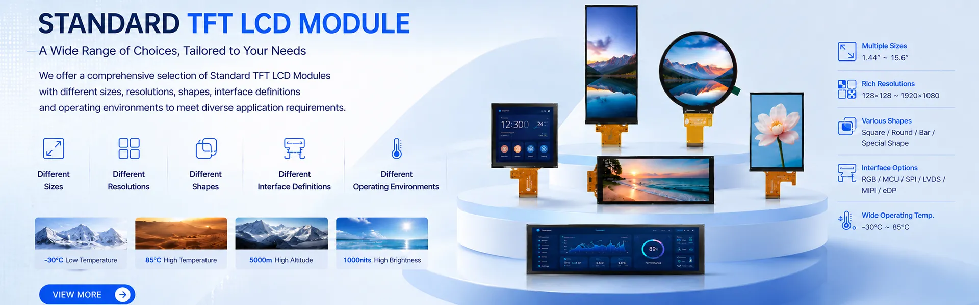 Standard TFT LCD Module